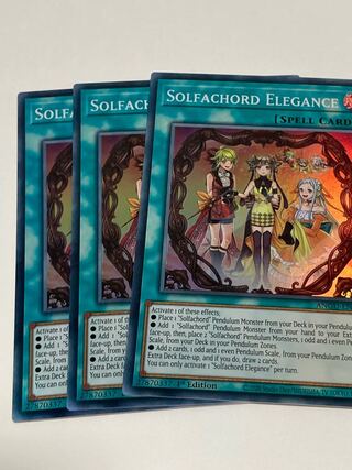 Solfachord Elegance English EU edition 3 copies