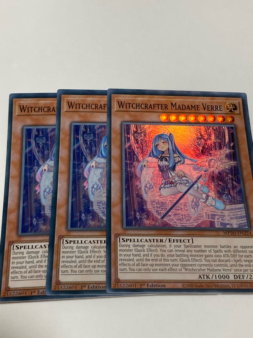 Witchcrafter Madame Verre English EU edition 3 copies