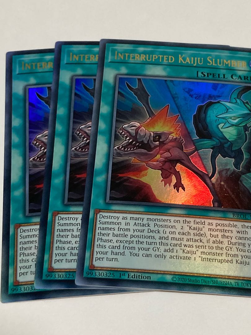 Interrupted Kaiju Slumber English EU edition 3 copies