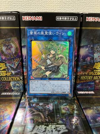 遊戯王スタジオ 7 蒼翠の風霊使いウィン スーパーレア1枚