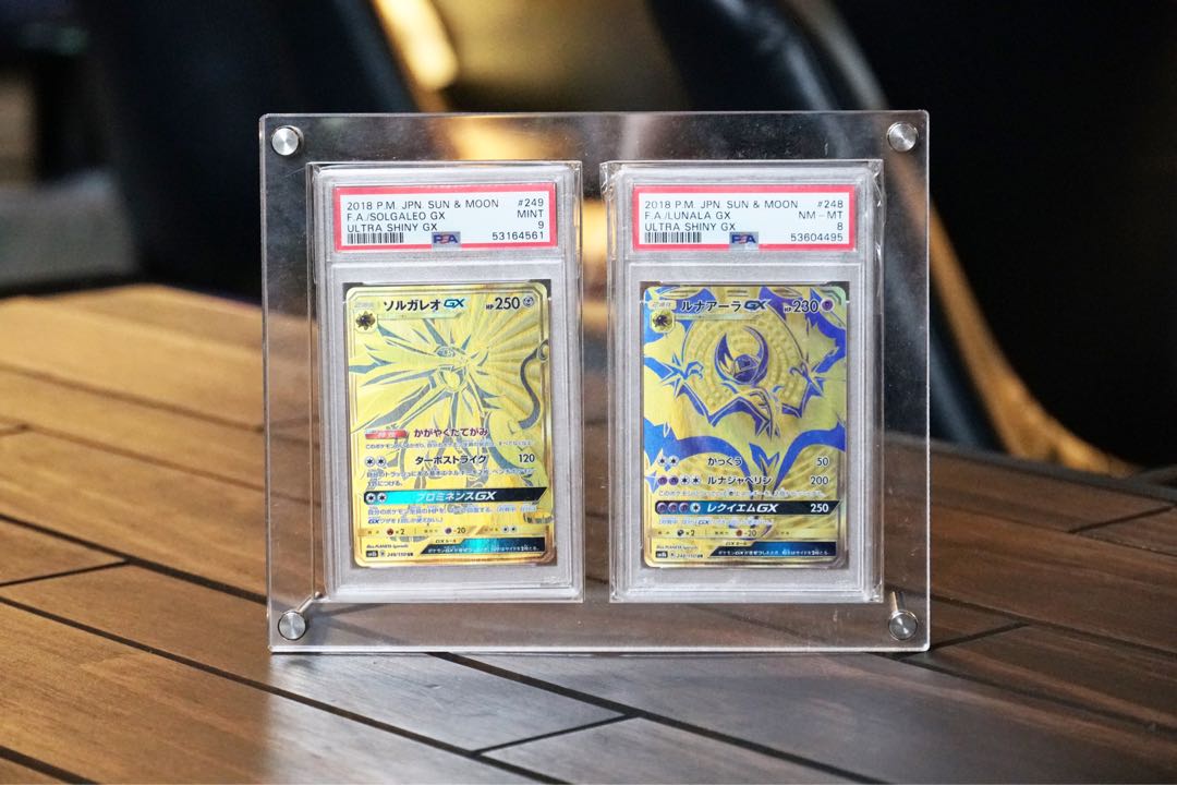 Two sets of acrylic frames for PSA appraisal case [UV cut 97%].