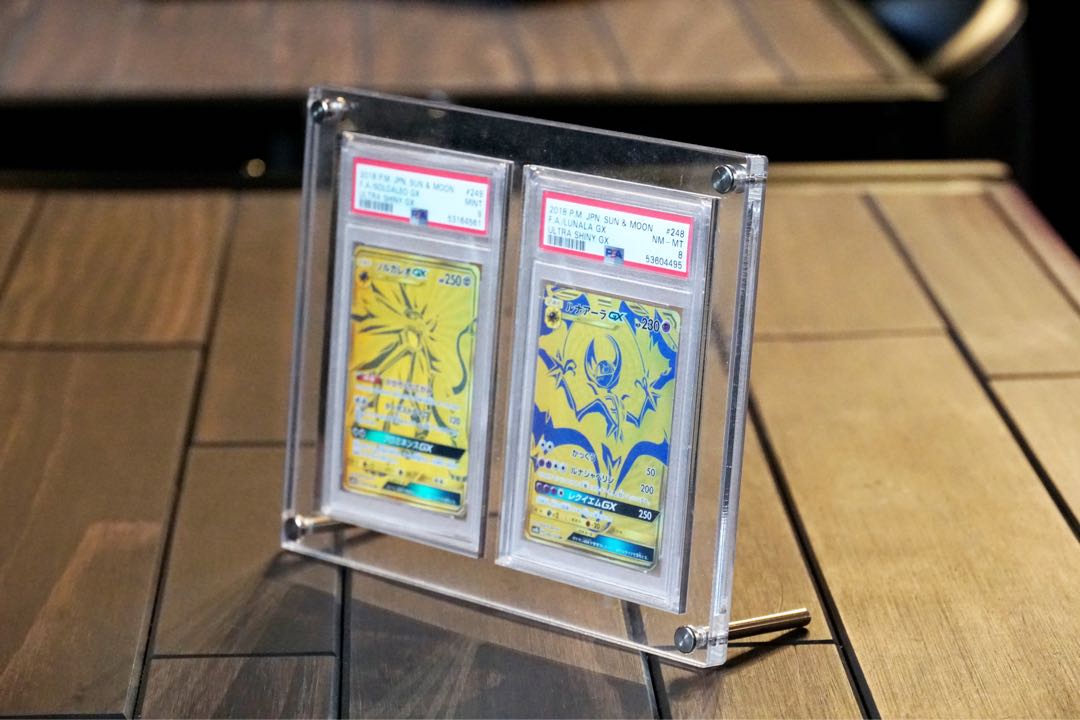Two sets of acrylic frames for PSA appraisal case [UV cut 97%].