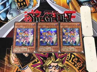 トゥーン・ブラック・マジシャン・ガール 2期ver 2 シークレット 3枚セット てら