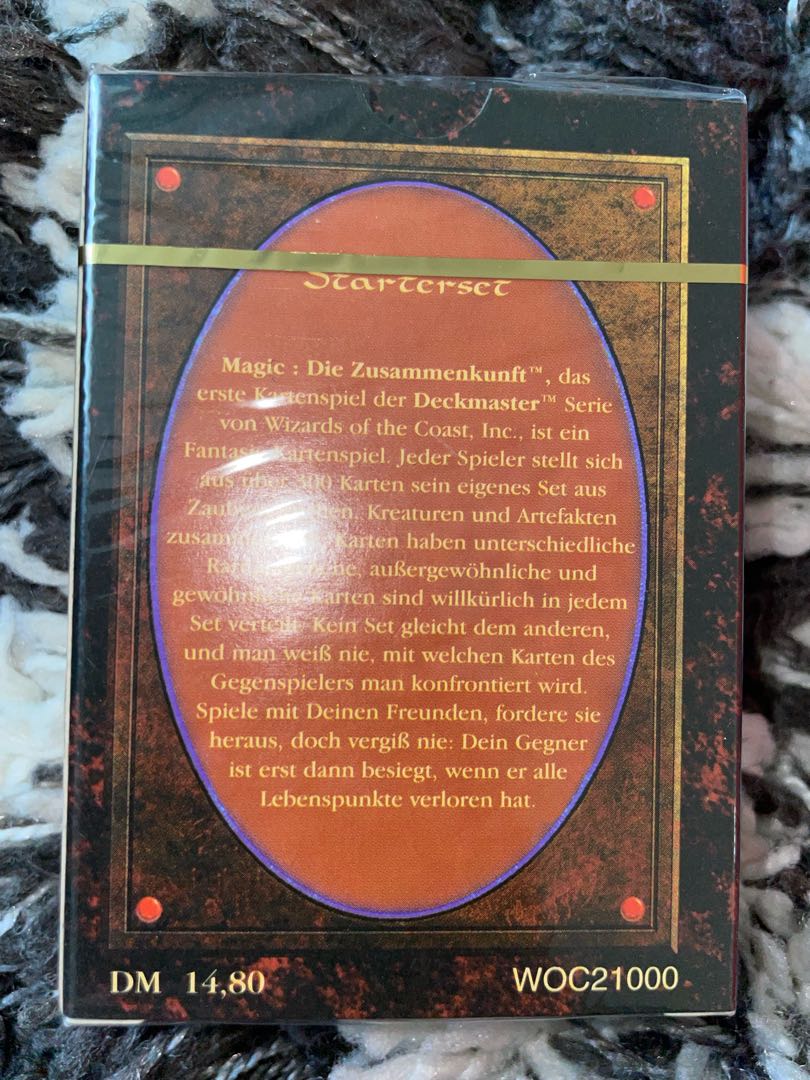 MTG] Revised starter Doitsu word black frame [new, unopened].