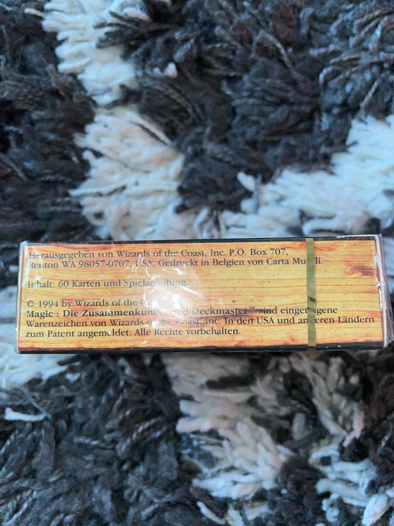 MTG] Revised starter Doitsu word black frame [new, unopened].