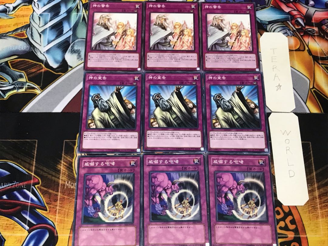 Threatening Roar Solemn Judgment Solemn Warning 3 Normal Set of 3 each Summary