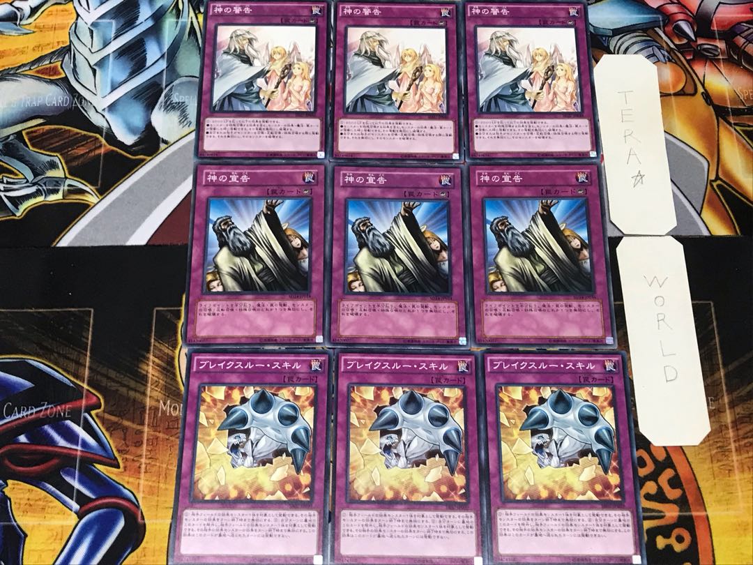 Breakthrough Skill Solemn Judgment Solemn Warning 1 Normal Set of 3 each Summary