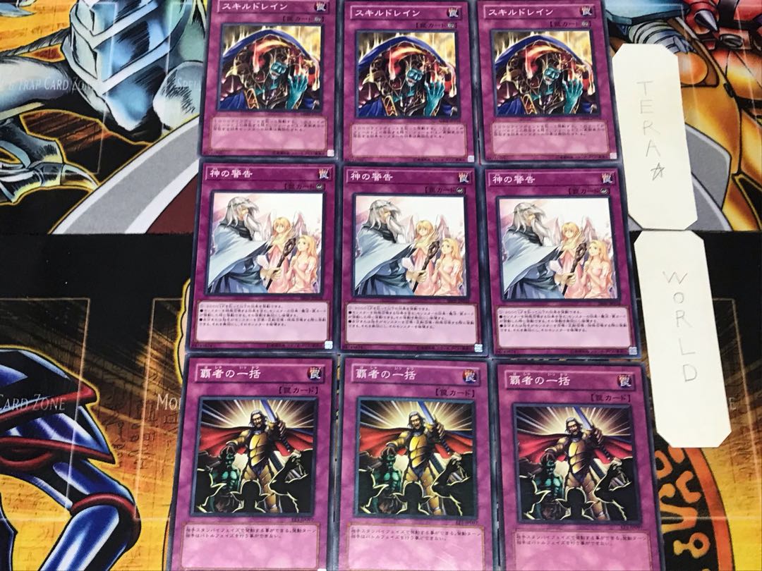 Thunder of Ruler Solemn Warning Skill Drain 1 Normal Set of 3 each Summary