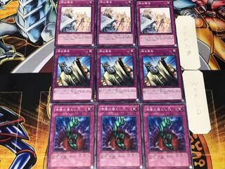 奈落の落とし穴 神の宣告 神の警告 3 ノーマル 各3枚セット まとめ