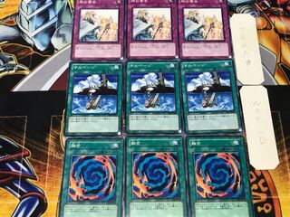 融合 サルベージ 神の警告 3 ノーマル 各3枚セット まとめ