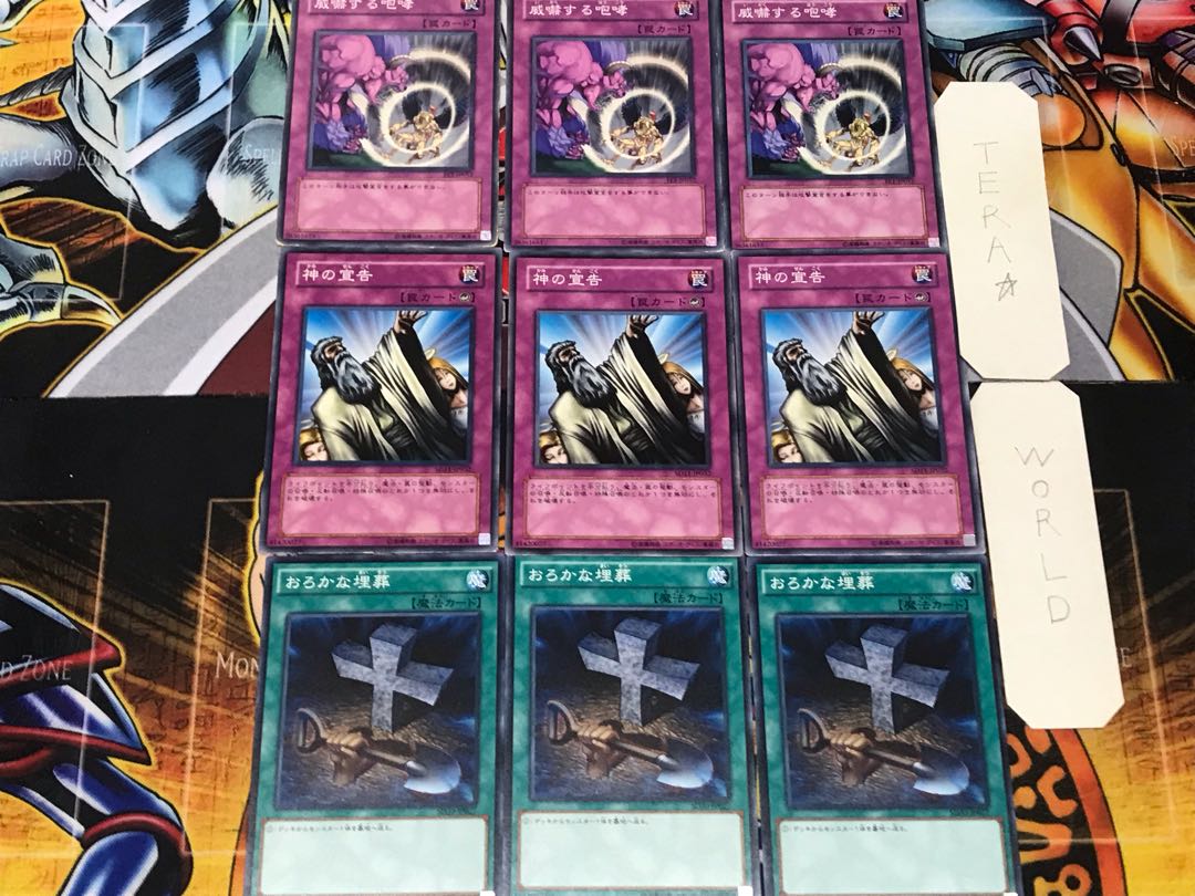 Foolish Burial Solemn Judgment Threatening Roar 2 Normal Set of 3 each Summary