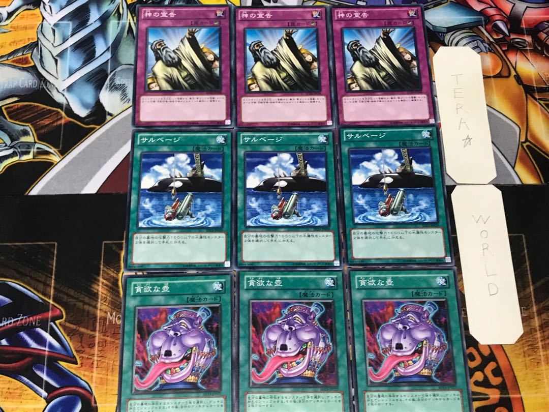 Pot of Avarice Salvage Solemn Judgment 2 Normal Set of 3 each Summary