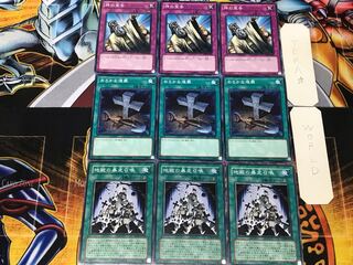 地獄の暴走召喚 おろかな埋葬 神の宣告 3 ノーマル 各3枚セット まとめ