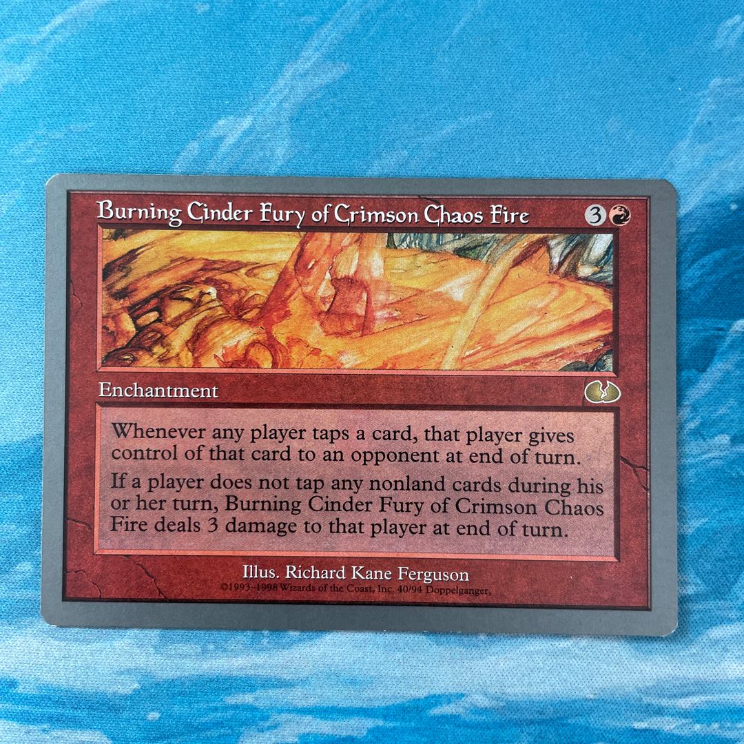 MTG Burning Cinder Fury of Crimson Chaos Fire