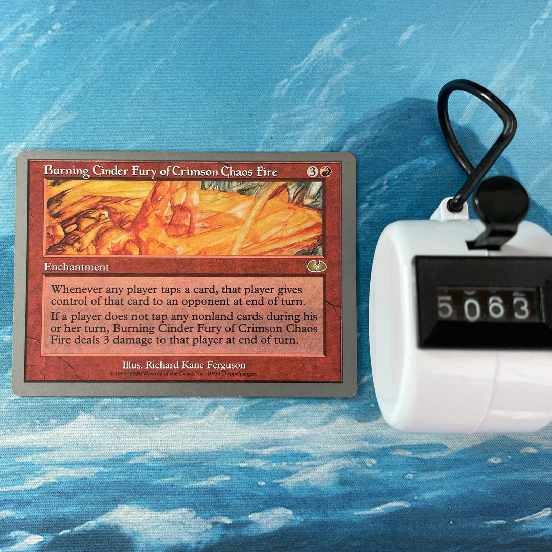 MTG Burning Cinder Fury of Crimson Chaos Fire