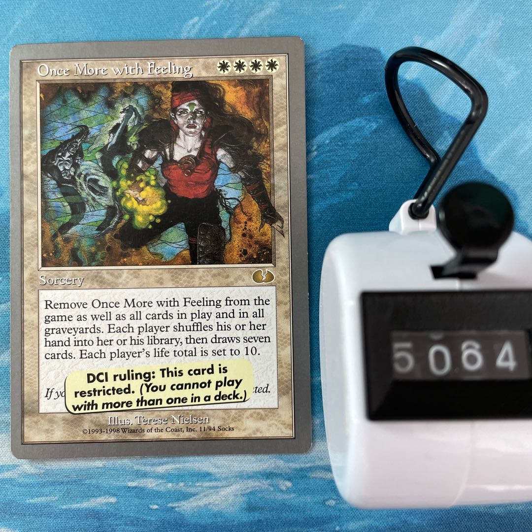 MTG 2 cards Once More with Feeling