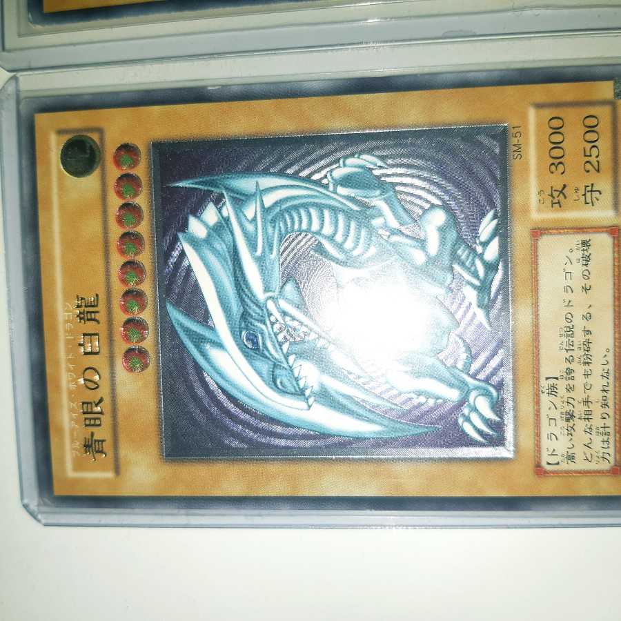 遊戯王　青眼の白龍　アルティメットレア　レリーフ　通常版　青艶版　2枚セット