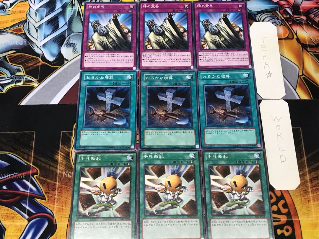 Hand Destruction Foolish Burial Solemn Judgment 3 Normal Set of 3 each Summary