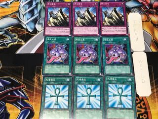 死者蘇生 貪欲な壺 神の宣告 2 ノーマル 各3枚セット まとめ