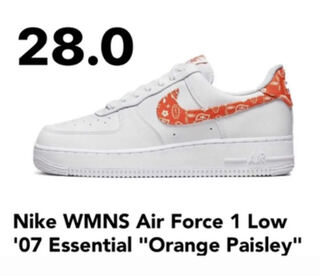 nike ナイキエアフォース1 エッセンシャル ペイズリー 28cm 28cm