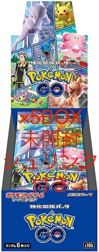 Unopened] Pokémon GO 5 boxes with shrink wrap