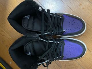 Nike Air Jordan 1 High Court Purple 27 27cm