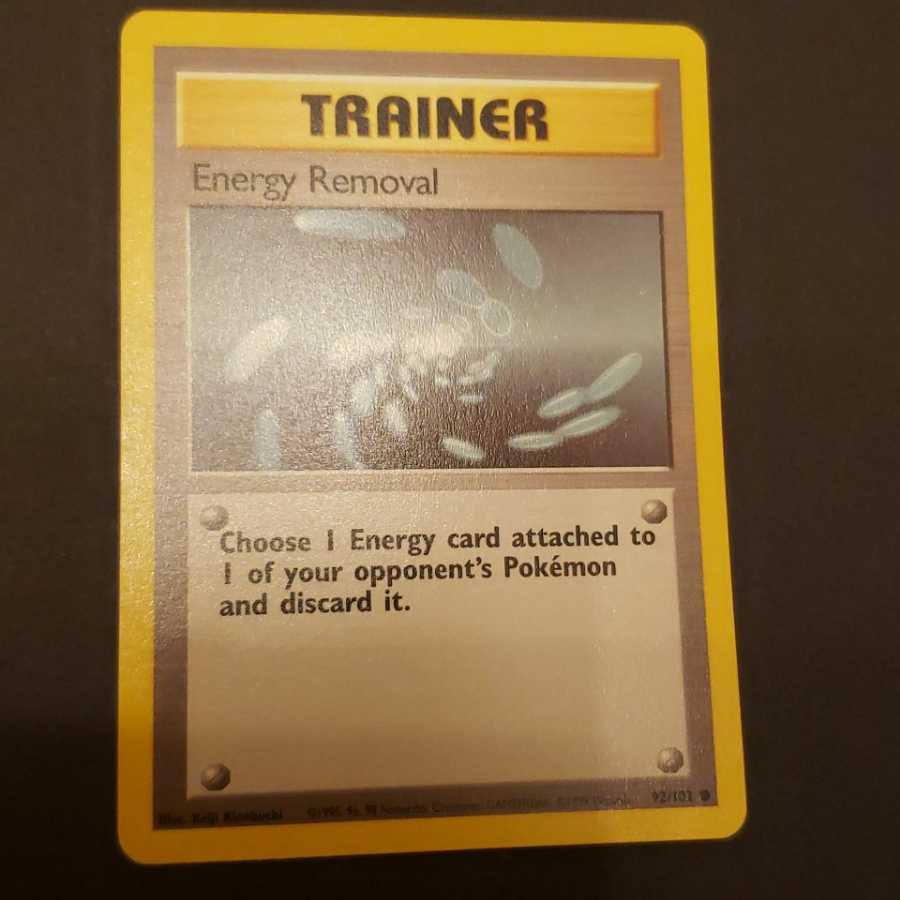 English version Energy removes old back