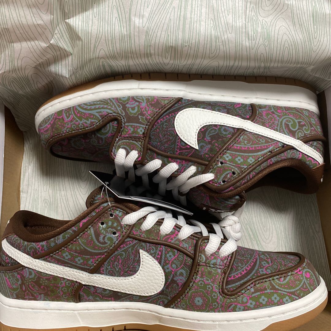 Nike SB Dunk Low PRM "Brown Paisley" 27.5cm