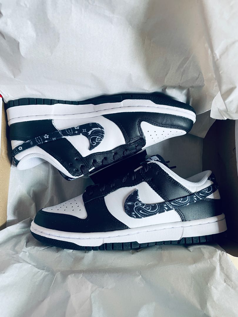 Nike WMNS Dunk Low ESS "Black Paisley" 25.5cm