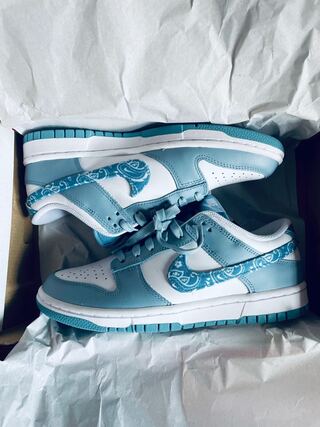 Nike WMNS Dunk Low ESS "Blue Paisley" 25cm