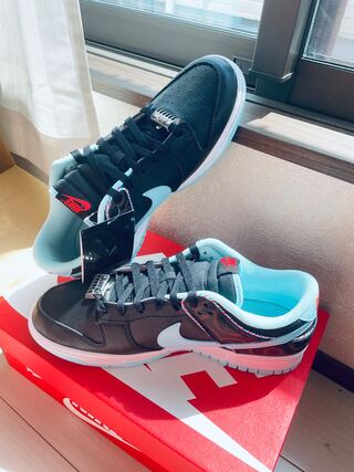 NIKE DUNK LOW RETRO SE BARBER SHOP BLACK 28cm