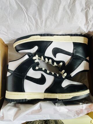 Nike WMNS Dunk High "Vintage Black" 25cm