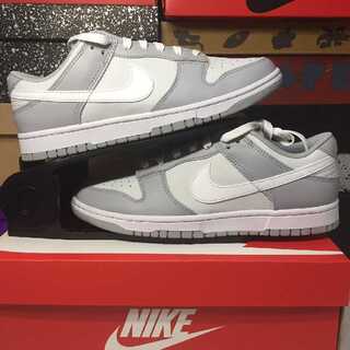 早い者勝ち！ダンクロー グレー 26.5cm