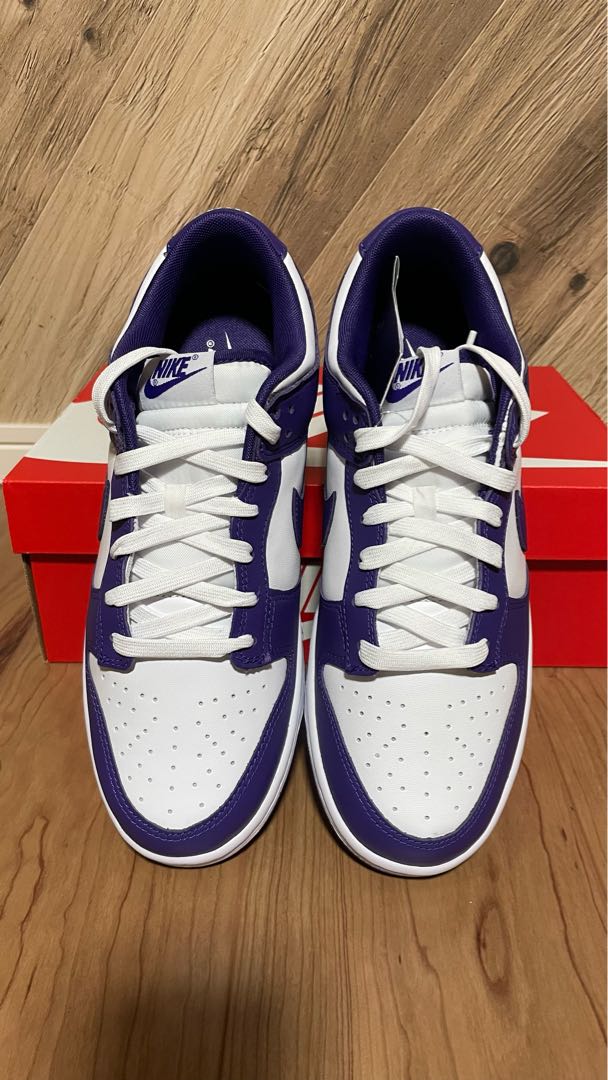 Final price drop! Nike Dunk Low Championship Court Purple 28cm