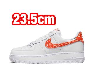 ナイキ ウィメンズ エアフォース 1 ロー '07 エッセンシャル "オレンジ ペイズリー" 23.5cm