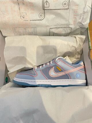 UNION × Nike Dunk Low Passport Pack "Argon/Hyper Royal" 26.5cm