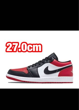 Nike Air Jordan 1 Low "Bred Toe" 27cm