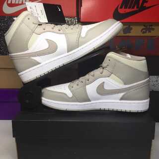 早い者勝ち！AJ1 リネン グレー26.5cm 26.5cm