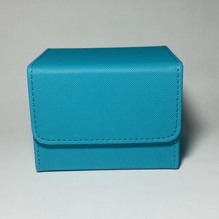 ■新品未使用/レザーデッキケース/ターコイズブルー/