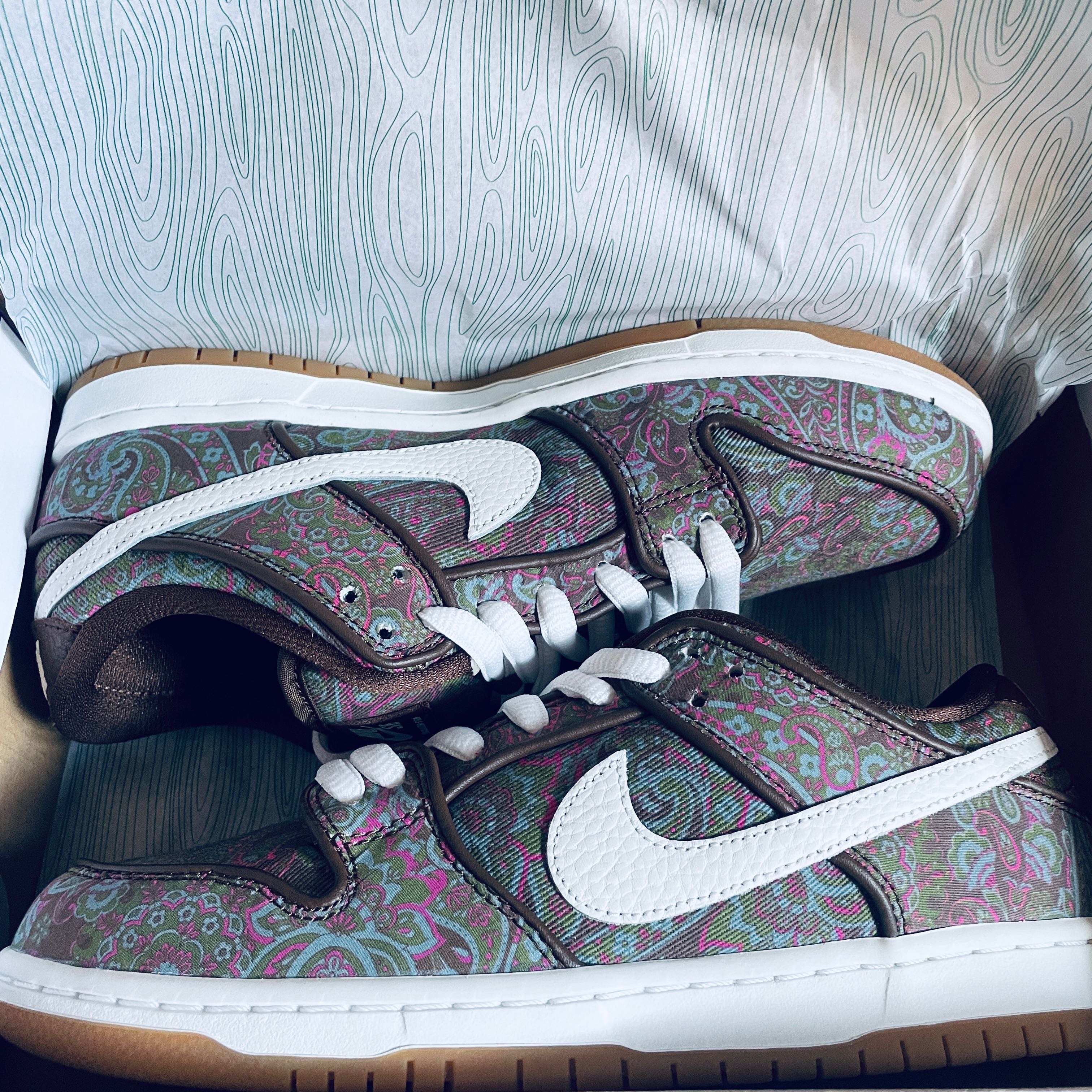 Nike SB Dunk Low PRM "Brown Paisley" 26cm