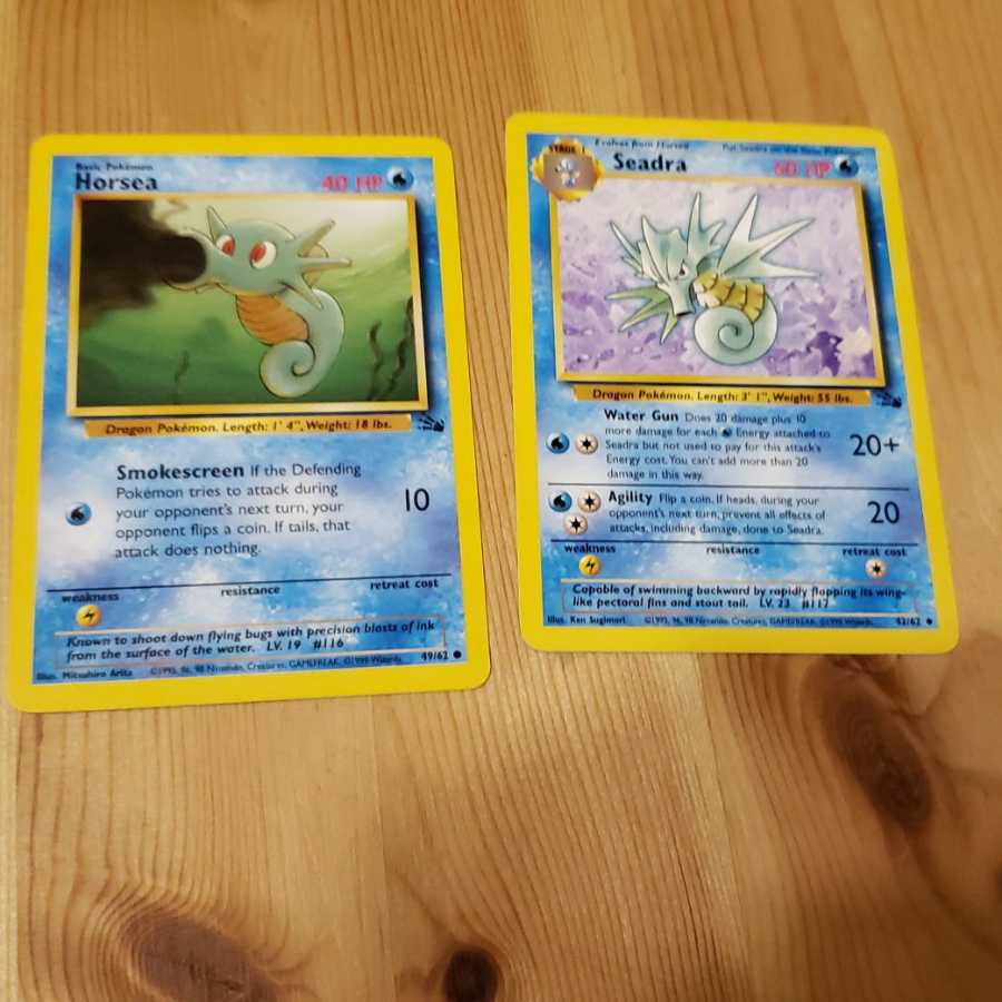 English Old back Horsea Seadra