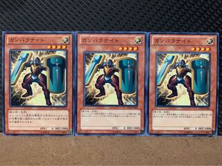 【ぽぽたん】遊戯王 7578 ガンバラナイト 3枚 ノーマル