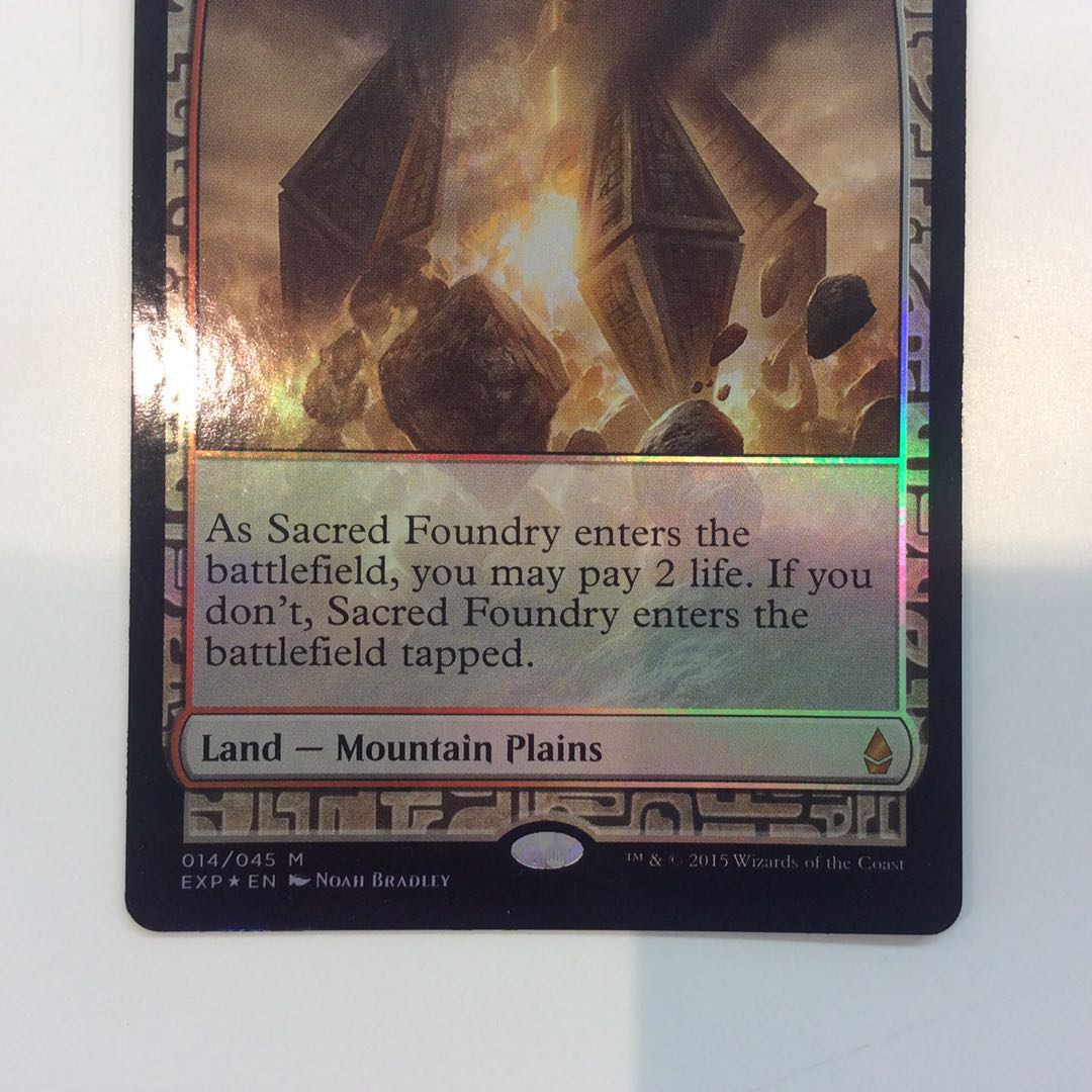 (Slight flaw) EXP Sacred Foundry/Sacred Foundry Foil