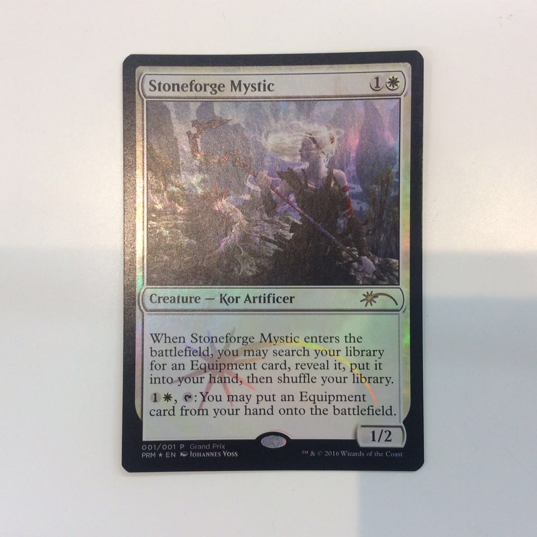 (Slight flaw) PGP Stoneforge Mystic/Stoneforge Mystic PRM Grand Prix Foil