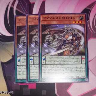 アマゾネスの銀剣使い レア 3枚