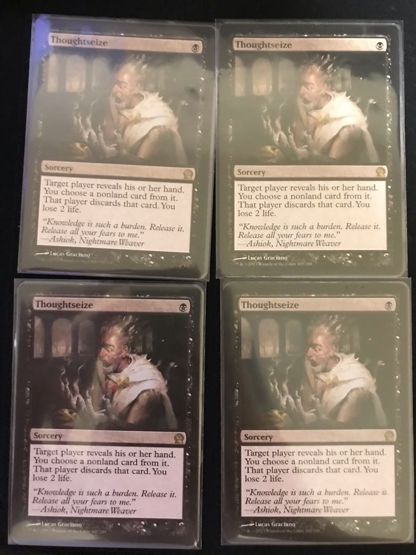 Thoughtseize Rare 4 copies