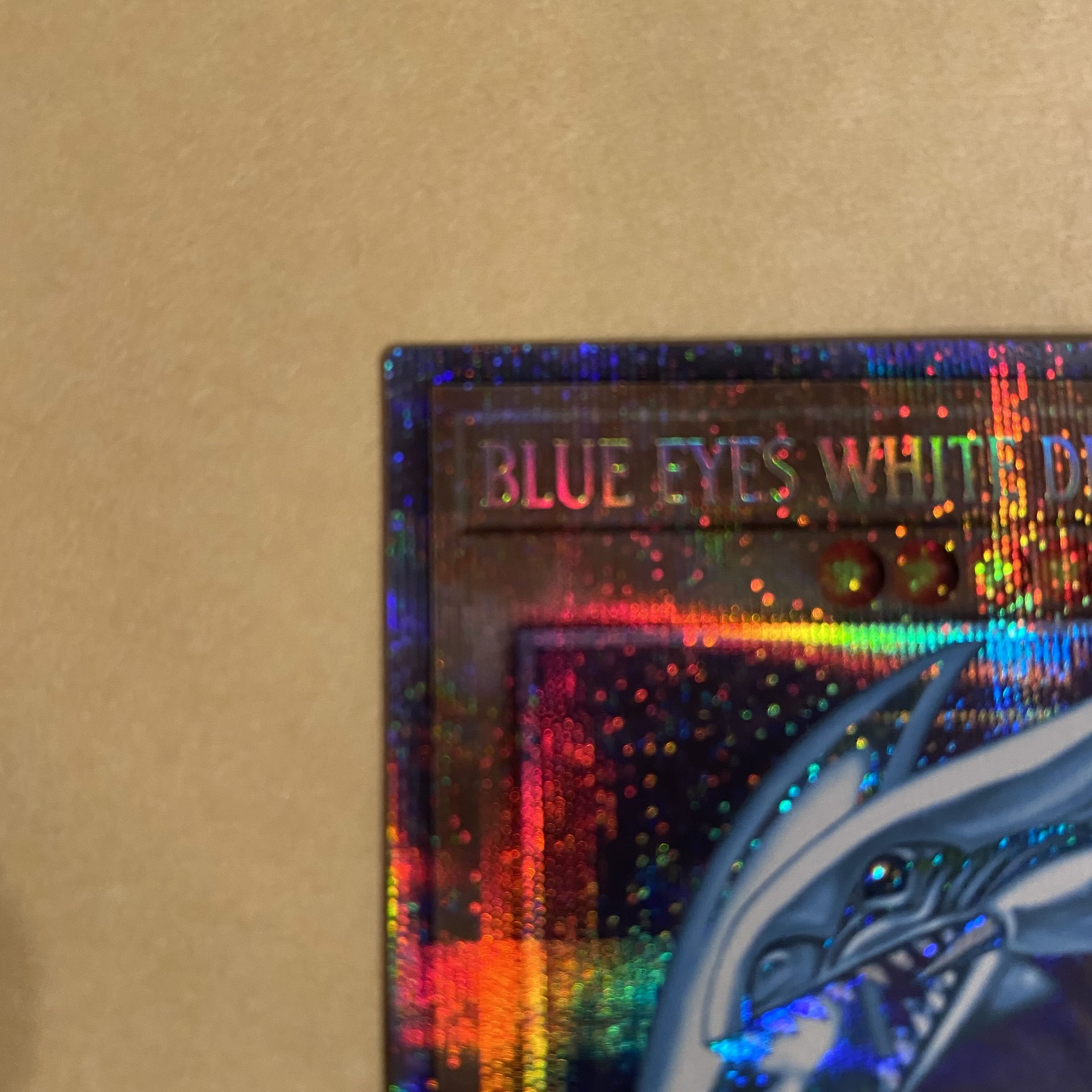 Immediate shipping! Blue-Eyes White Dragon English Prismatic Secret Rare Snubbull Eyes Animation Chronicles 2022