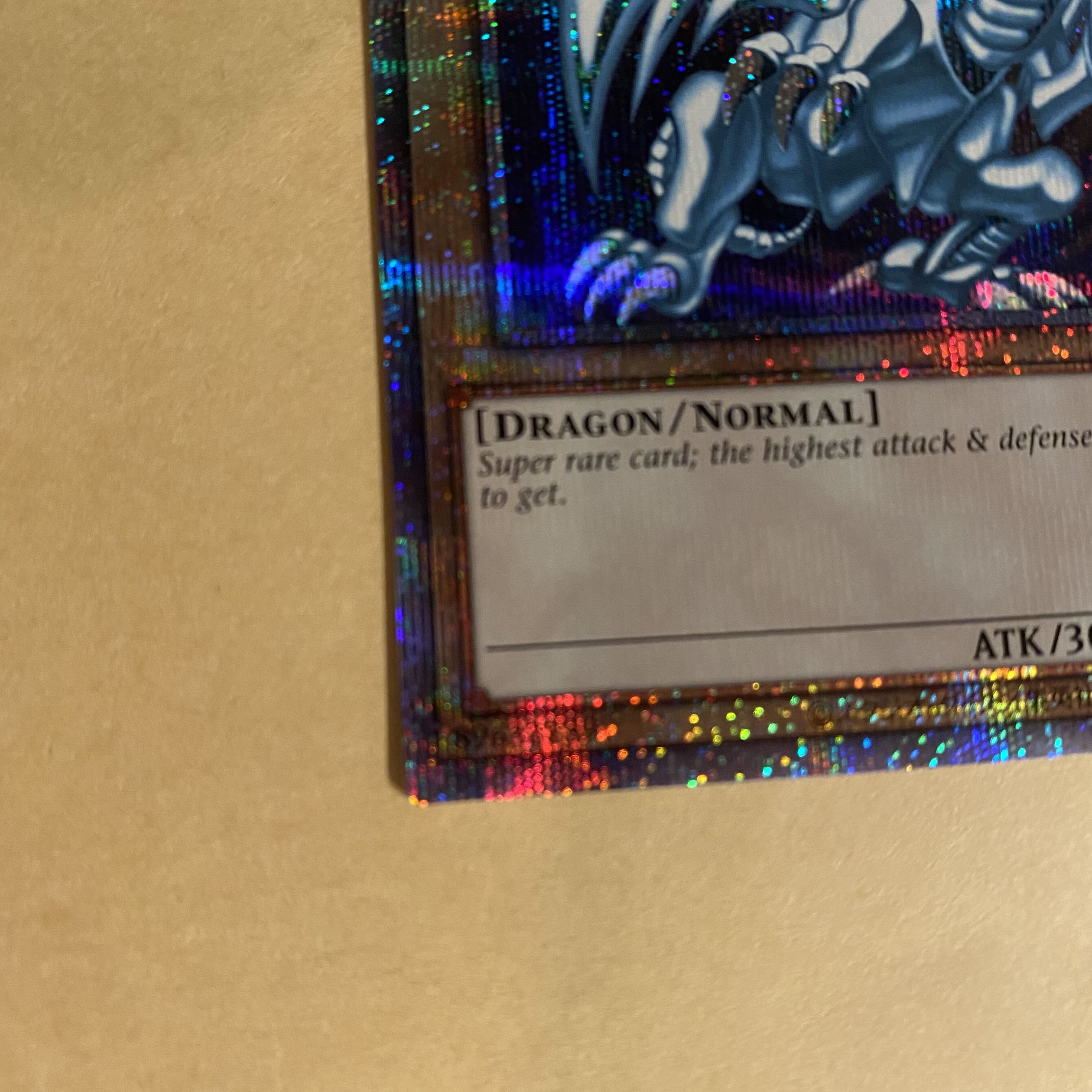 Immediate shipping! Blue-Eyes White Dragon English Prismatic Secret Rare Snubbull Eyes Animation Chronicles 2022