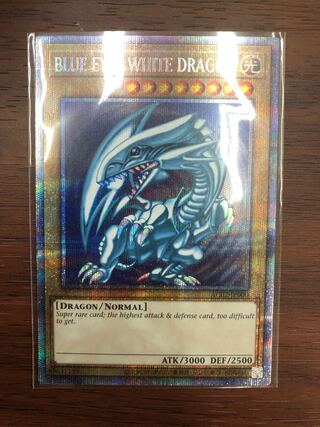 Yu-Gi-Oh! Blue-Eyes White Dragon English version, presik, beautiful.