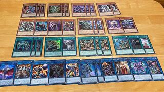 Yu-Gi-Oh Tsuyoki Deck Parts, 42 cards set, bulk sale, large quantity